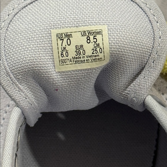 NEW VANS lowpro suede sneakers - Lilac lime sherbet M7 W 8.5 - Picture 9 of 9